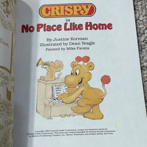 2 CRISPY Little Golden Book VTG 1987 Special Edition Softcover - Picture 4 of 7